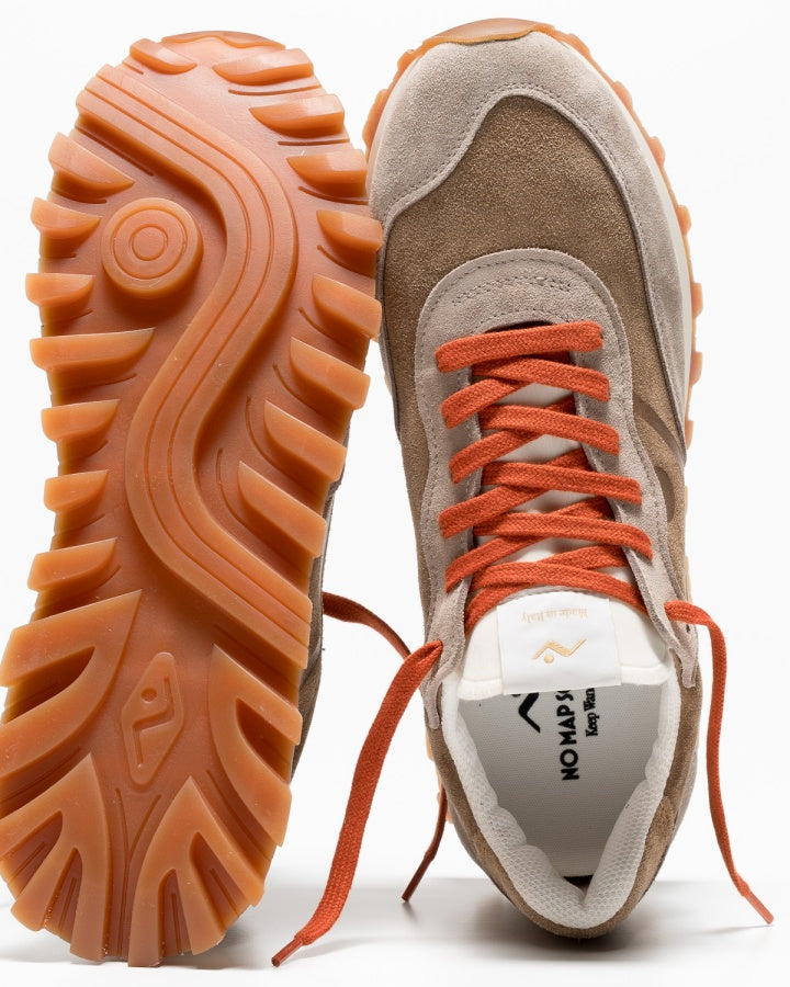 NOMAP - VELOCE Water Washed Suede Camel / Taupe