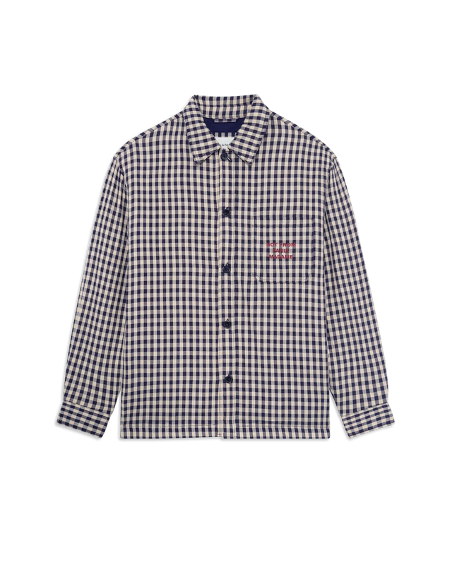 DRÔLE DE MONSIEUR - Surchemise Matelassée à Carreaux Beige