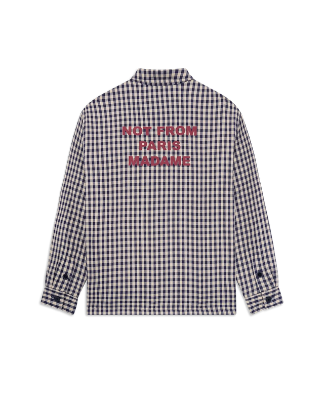 DRÔLE DE MONSIEUR - Surchemise Matelassée à Carreaux Beige
