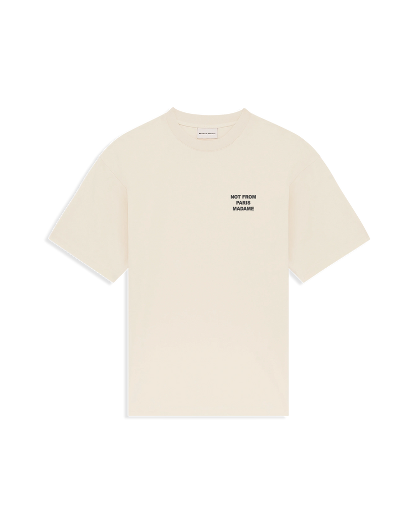 DRÔLE DE MONSIEUR - Le T-Shirt Slogan Beige