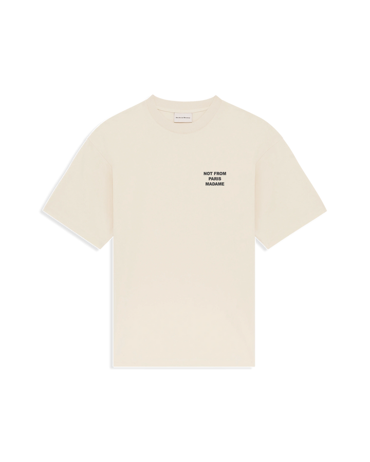 DRÔLE DE MONSIEUR - Le T-Shirt Slogan Beige
