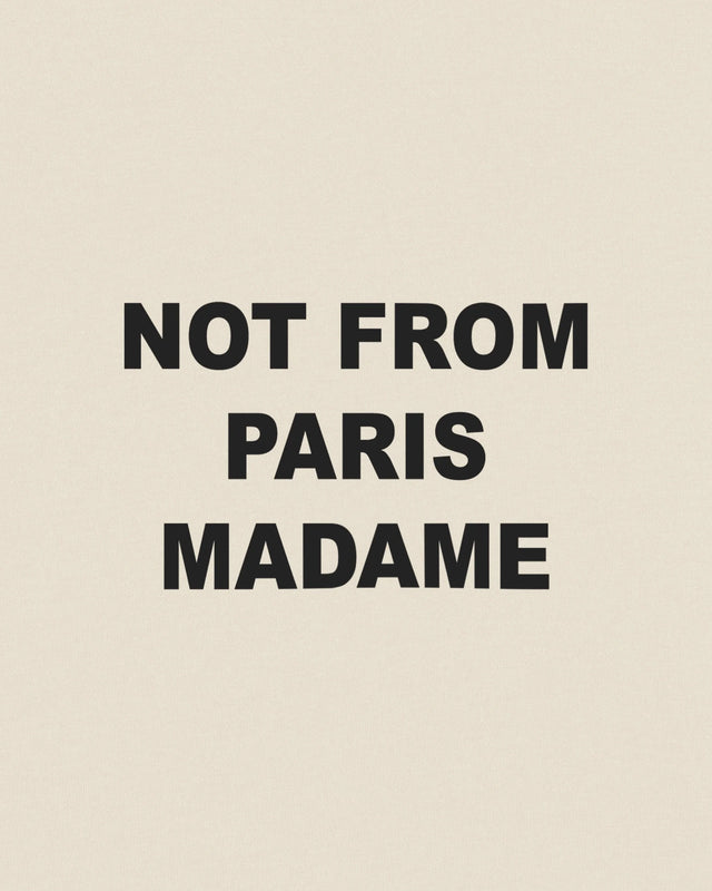 DRÔLE DE MONSIEUR - Le T-Shirt Slogan Beige