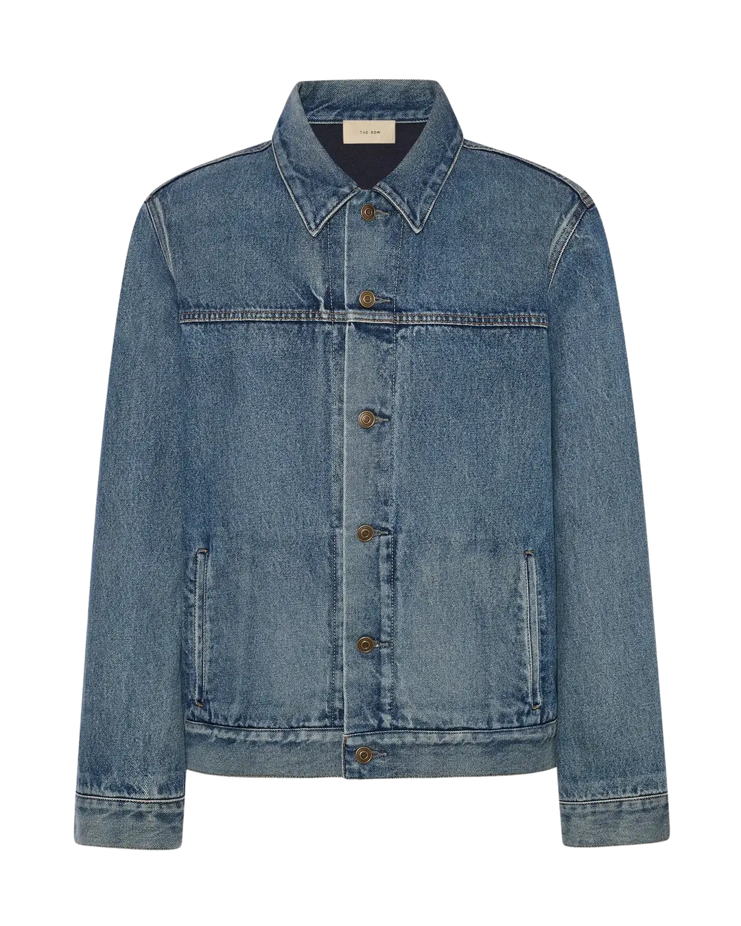 THE ROW - Veste Mendo en denim de coton Indigo vintage