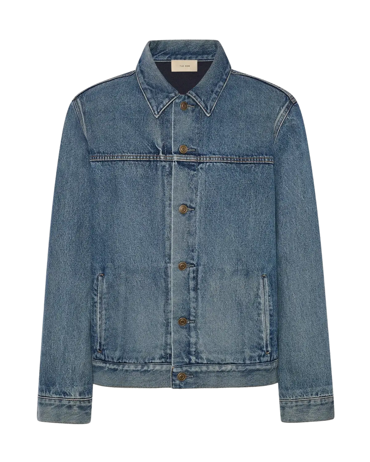 THE ROW - Veste Mendo en denim de coton Indigo vintage