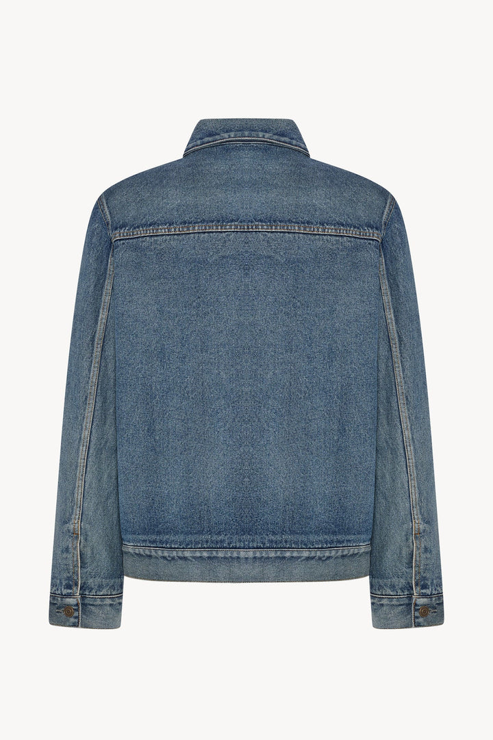 THE ROW - Veste Mendo en denim de coton Indigo vintage
