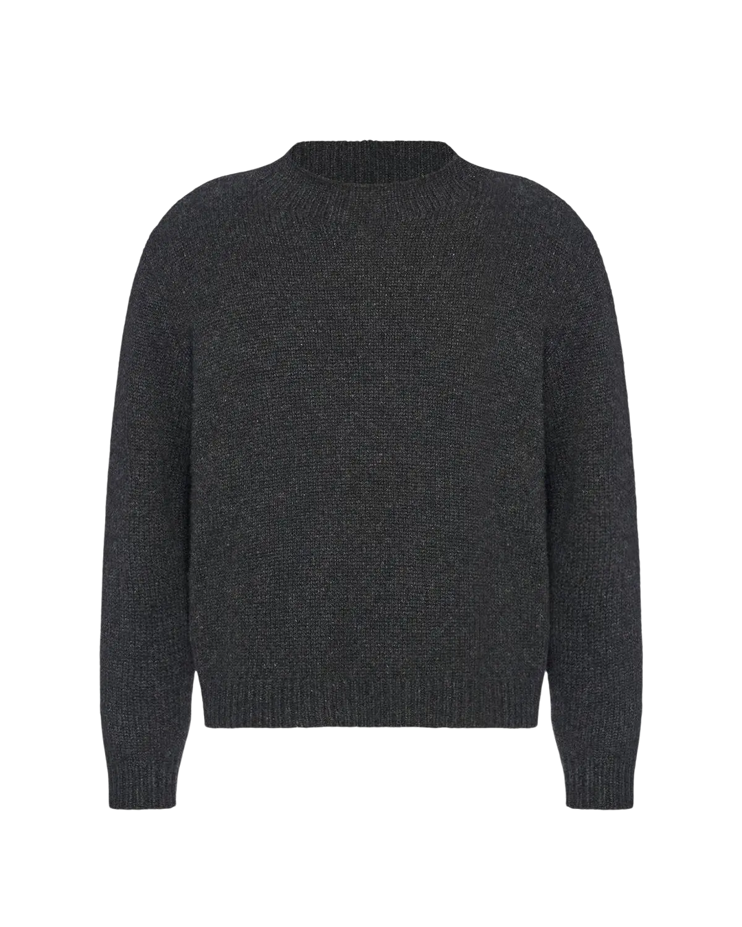 THE ROW - Pull Markhim col montant en cachemire Chiné anthracite