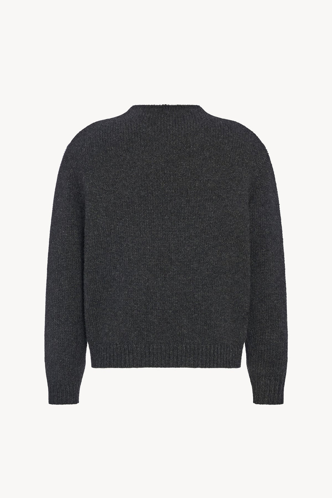 THE ROW - Pull Markhim col montant en cachemire Chiné anthracite