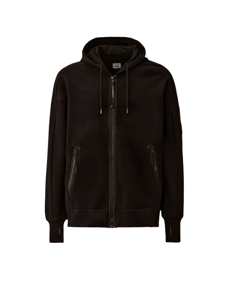 C.P. Company - Sweat à Capuche Zippé Noir