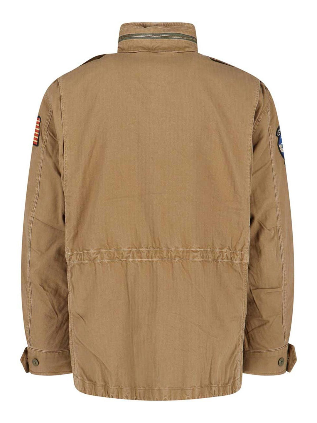 POLO RALPH LAUREN - Veste militaire à écussons Marron clair