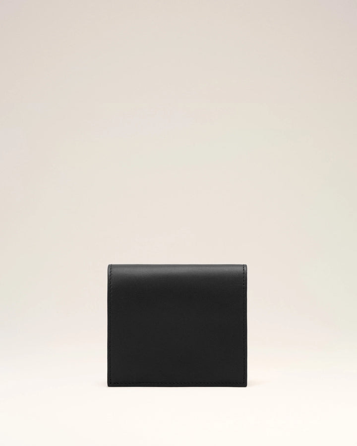 AMI PARIS - Portefeuille à double volet Ami de Cœur en cuir Noir