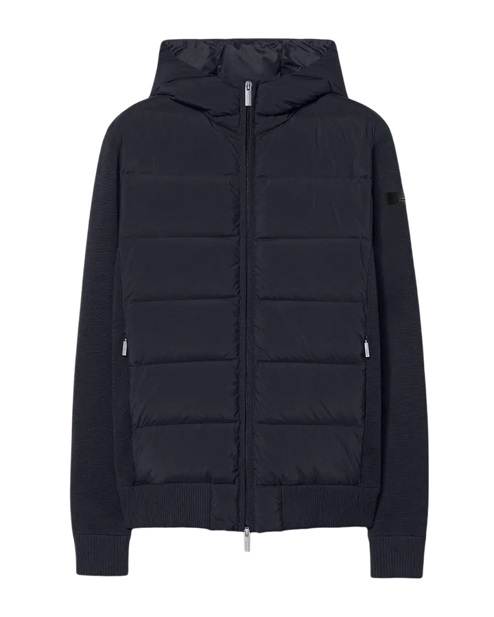 RRD - Veste hybride New Amos à capuche Bleu-noir