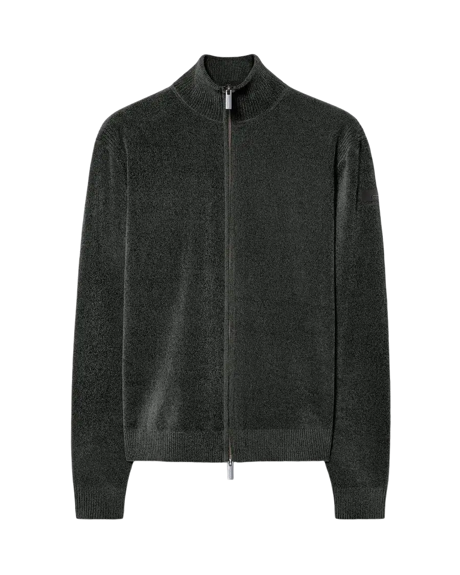 RRD - Pull zippé Velvet Full Zip Vert forêt