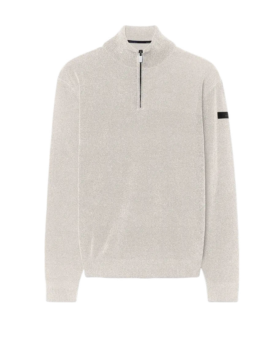 RRD - Pull Velvet Half Zip Beige sable