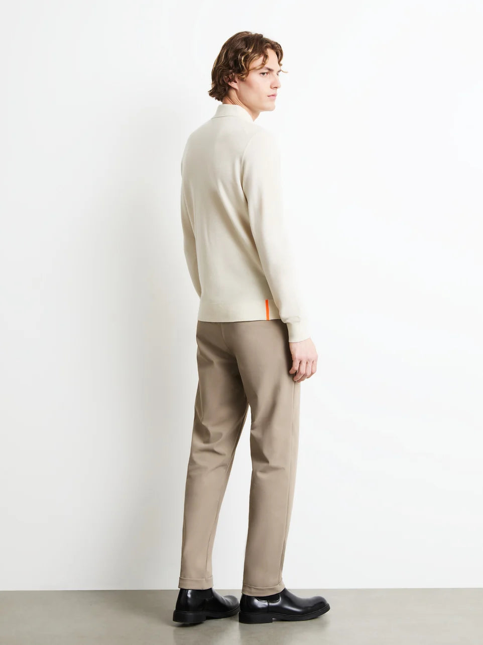 RRD - Polo manches longues en maille piquée Blanc