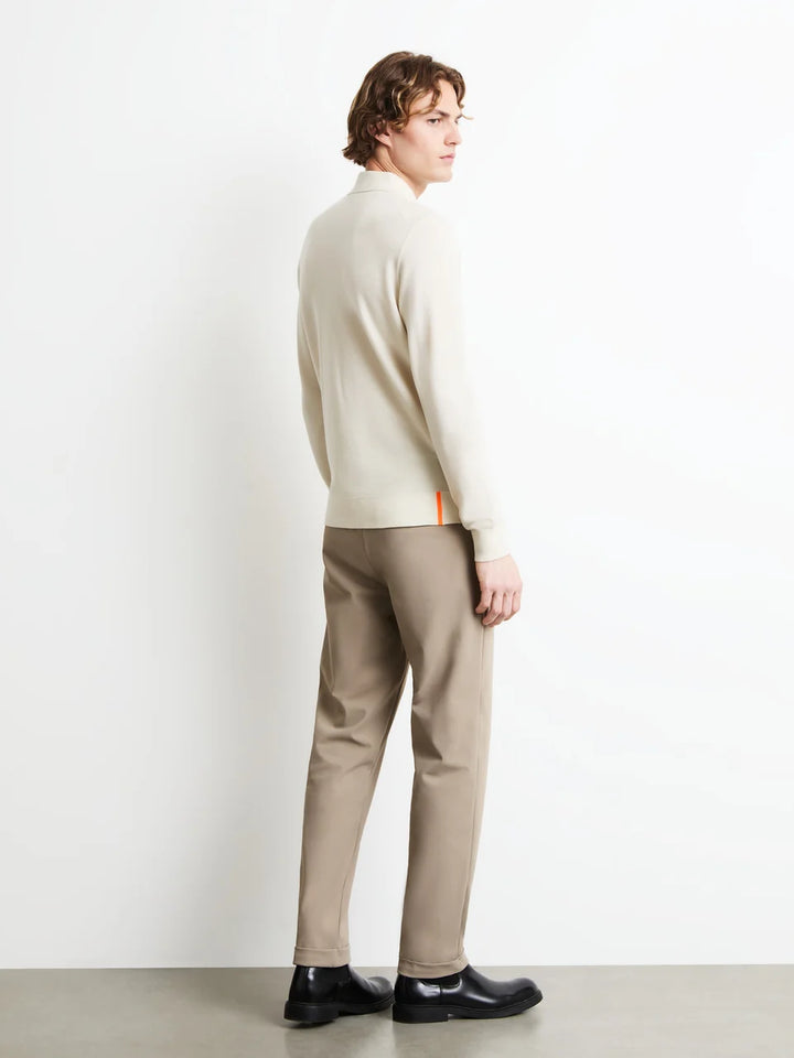 RRD - Polo manches longues en maille piquée Blanc
