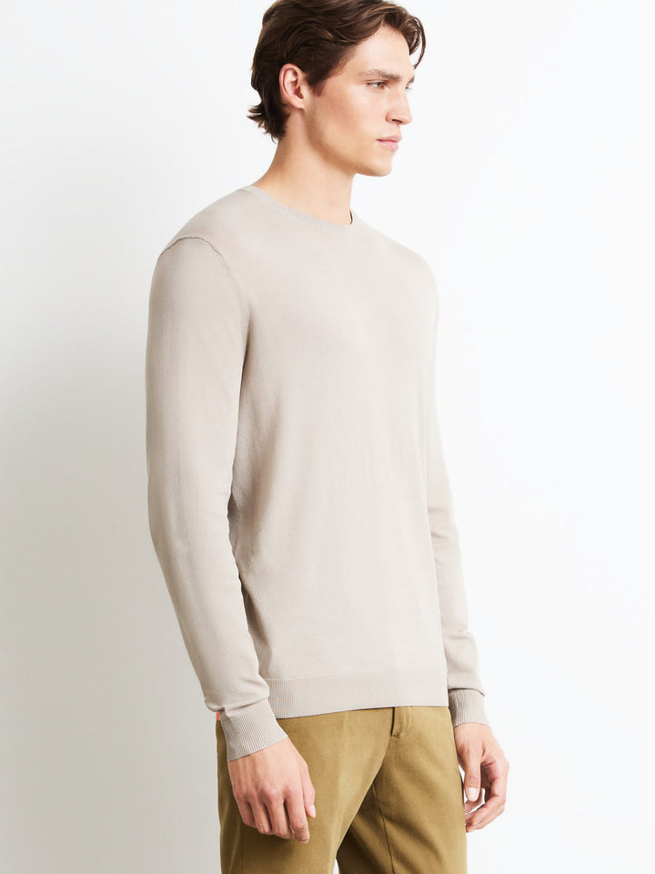 RRD - Pull col rond Maxell Blanc sable