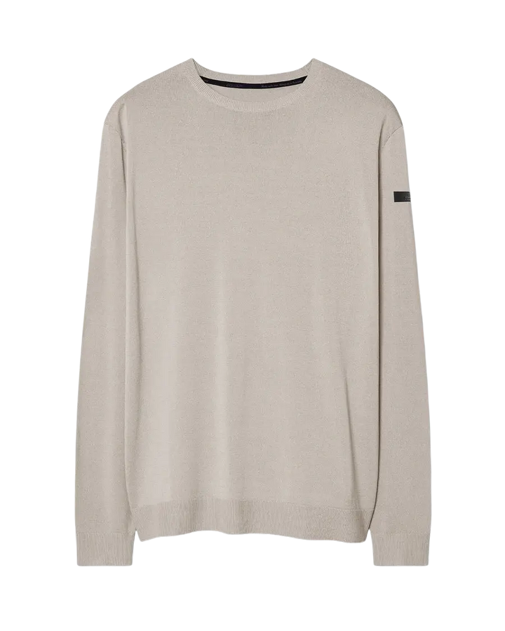 RRD - Pull col rond Maxell Blanc sable
