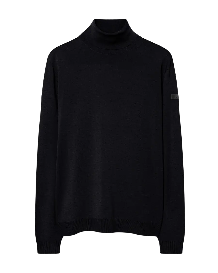 RRD - Pull col roulé Maxell Noir