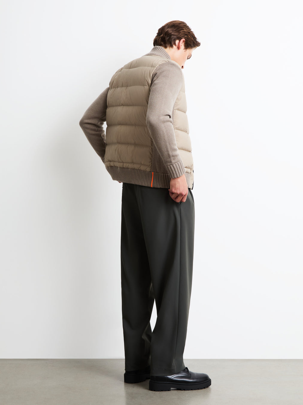 RRD - Veste hybride Wool Cash 7 en laine, cachemire et duvet Sable