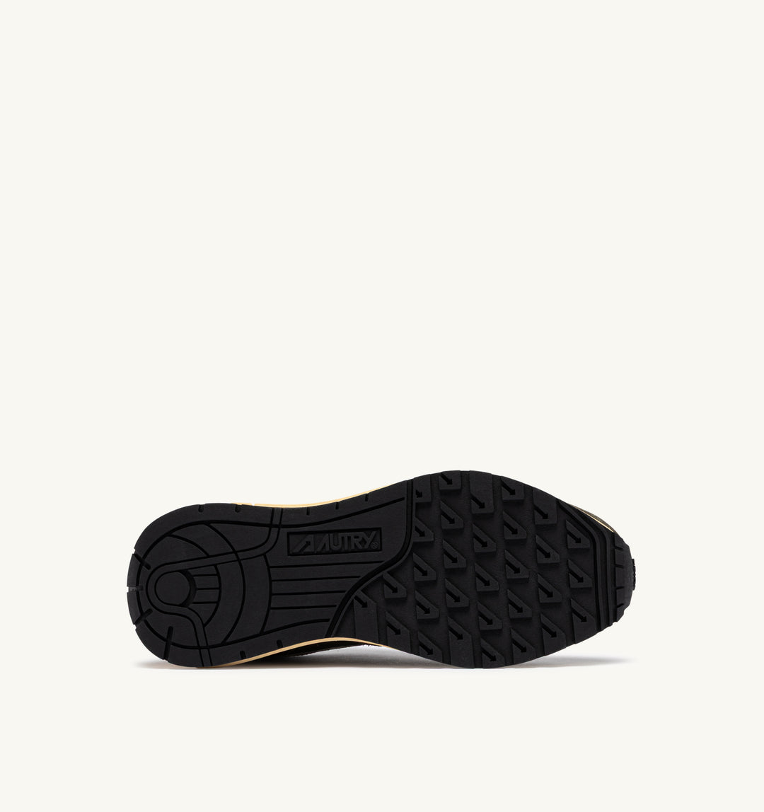 AUTRY - Baskets reelwind low en nylon et daim olive et harb mist