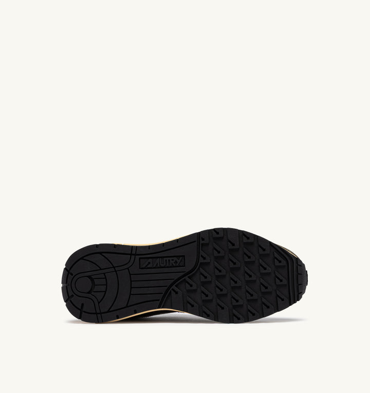 AUTRY - Baskets reelwind low en nylon et daim olive et harb mist