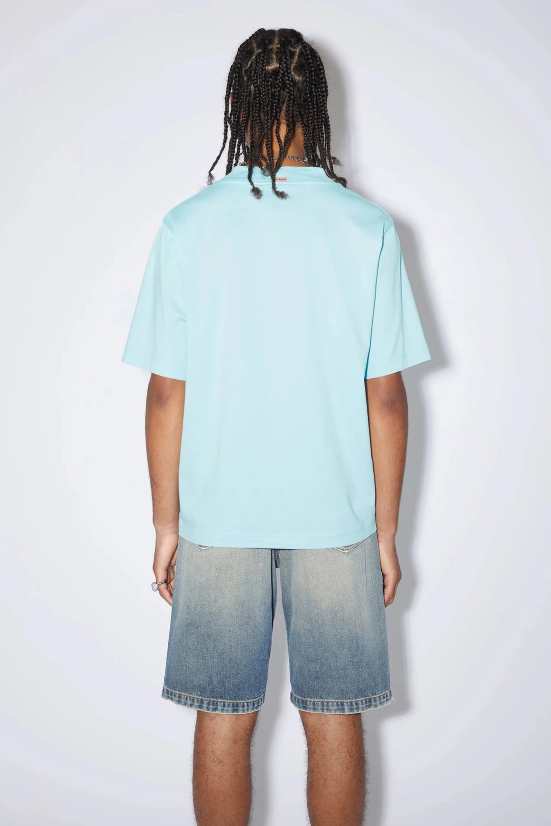 ACNE STUDIOS - T-shirt col rond Mineral Blue - Lothaire