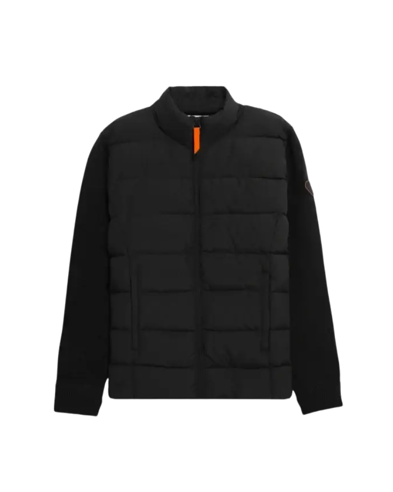 GERTRUDE - Gilet Alessandro col montant matelassé Noir