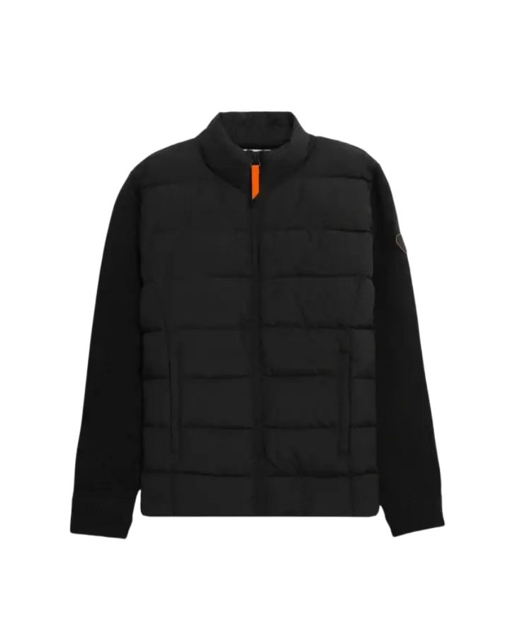 GERTRUDE - Gilet Alessandro col montant matelassé Noir