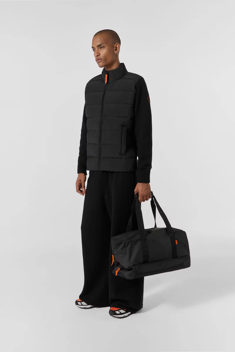 GERTRUDE - Gilet Alessandro col montant matelassé Noir
