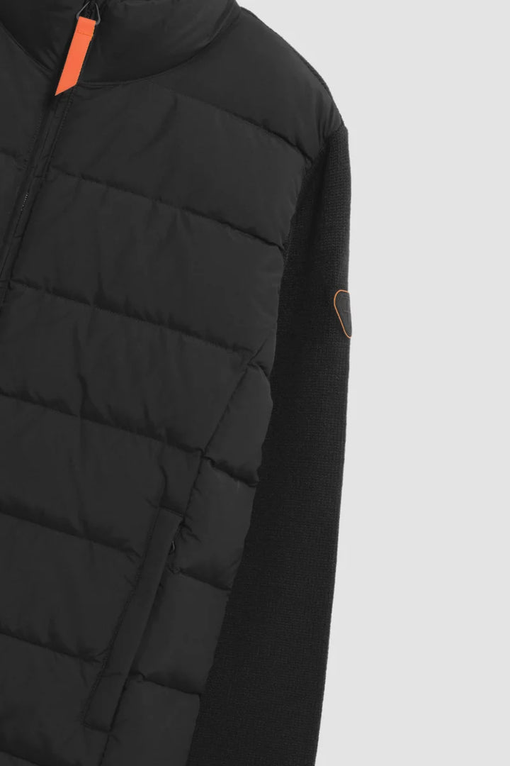 GERTRUDE - Gilet Alessandro col montant matelassé Noir