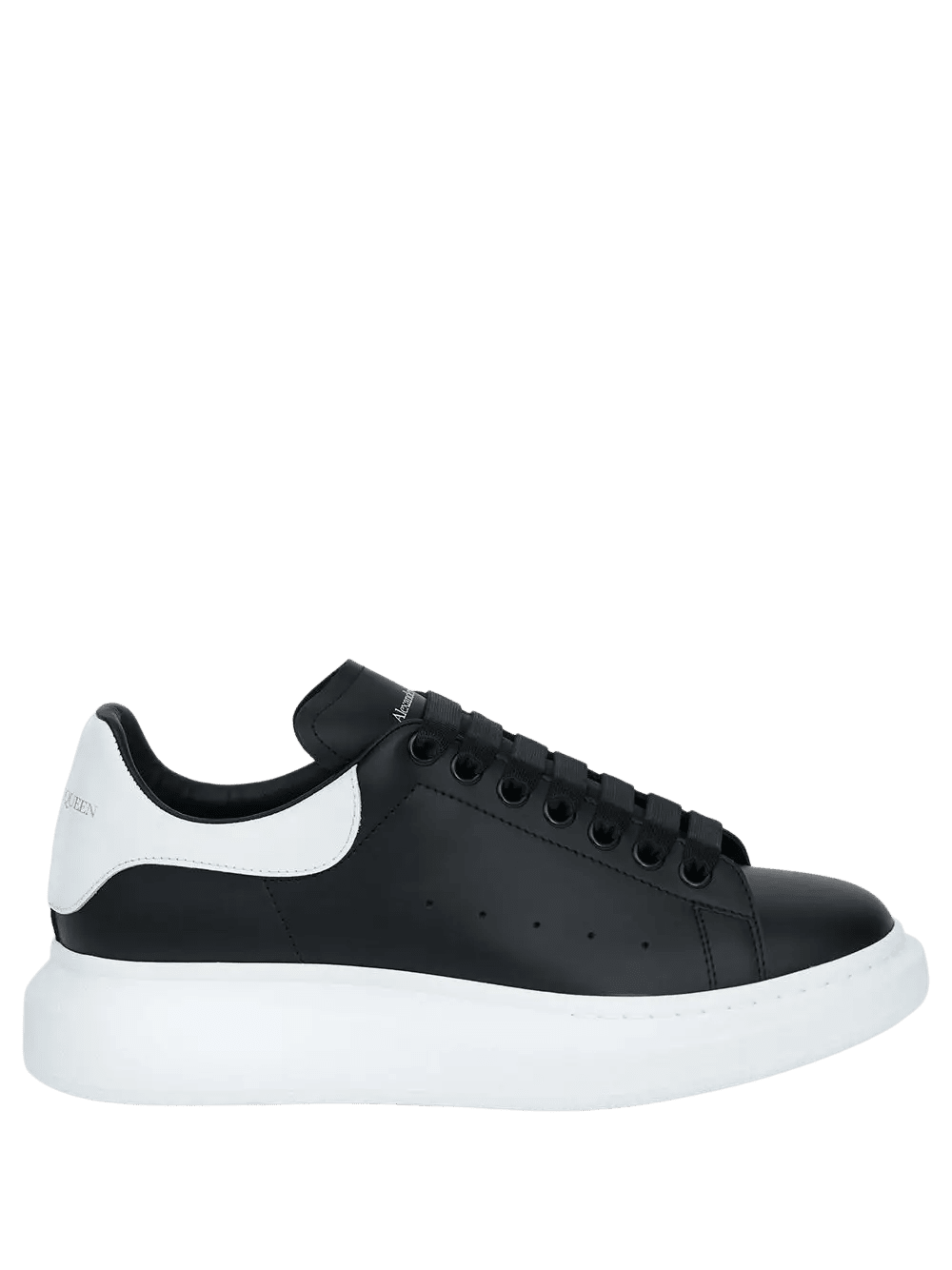 Alexander McQueen Baskets à semelle oversize noir/blanc - Lothaire