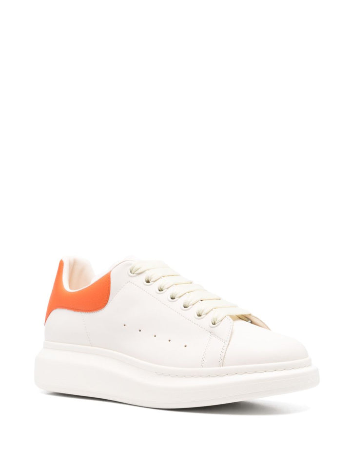 ALEXANDER MCQUEEN - Baskets oversize off white/orange - Lothaire