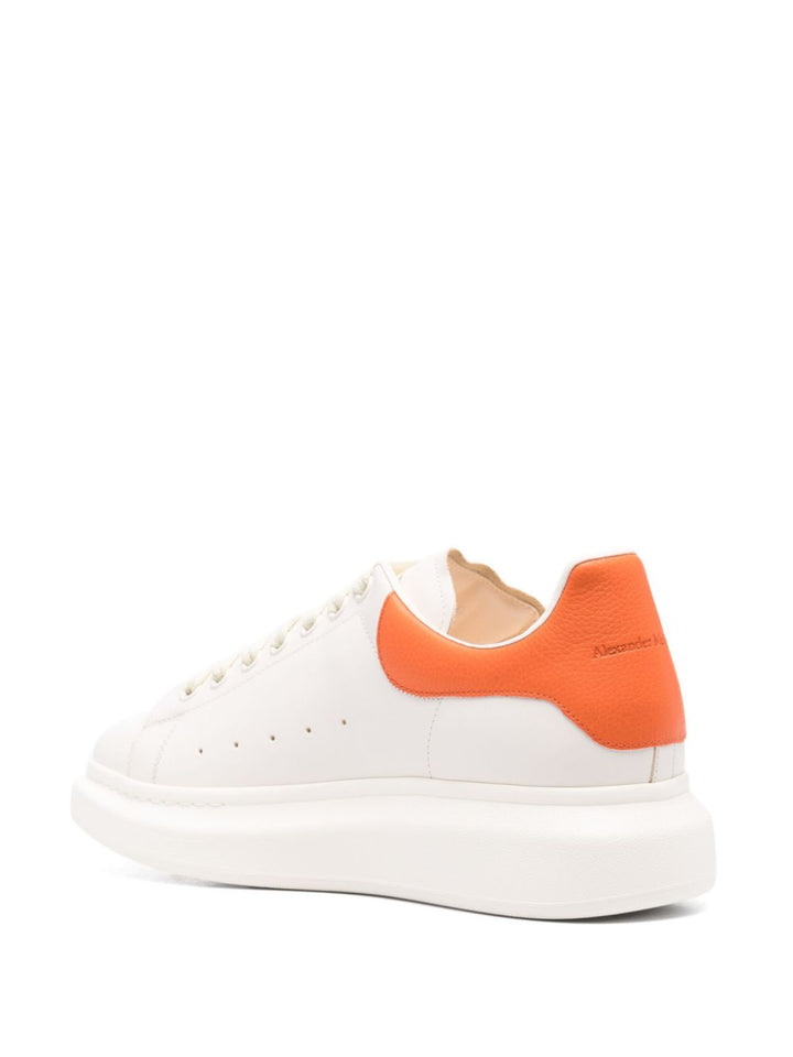 ALEXANDER MCQUEEN - Baskets oversize off white/orange - Lothaire