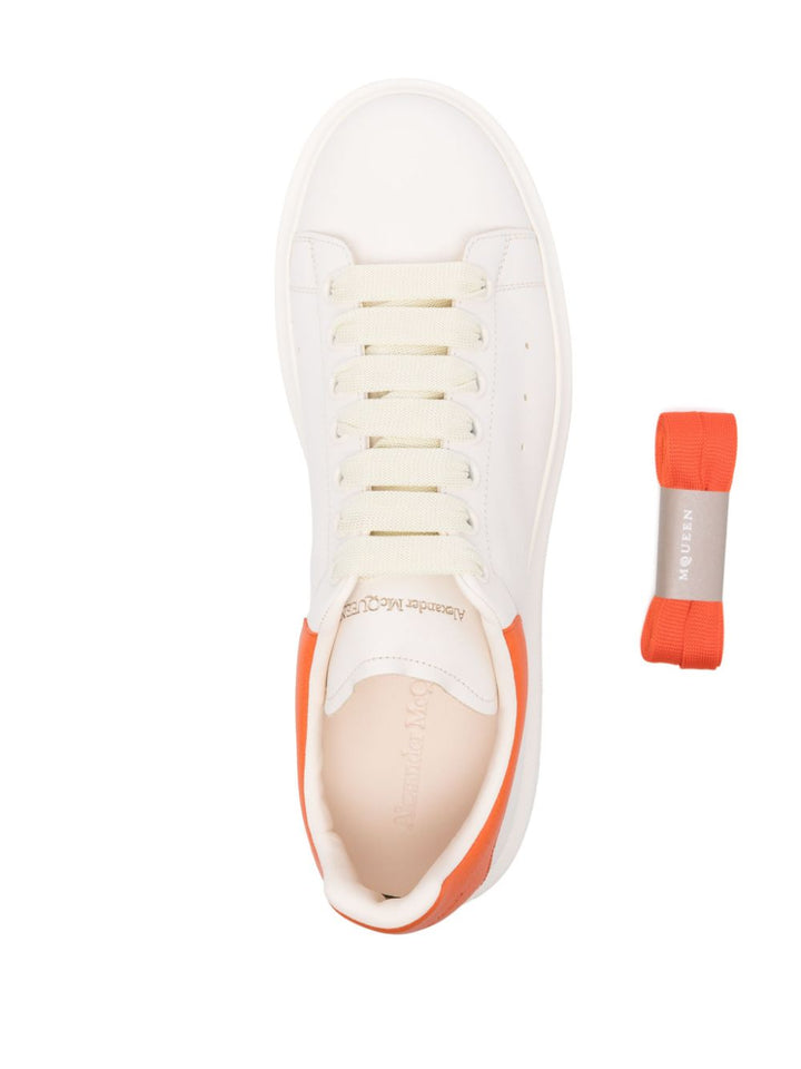 ALEXANDER MCQUEEN - Baskets oversize off white/orange - Lothaire