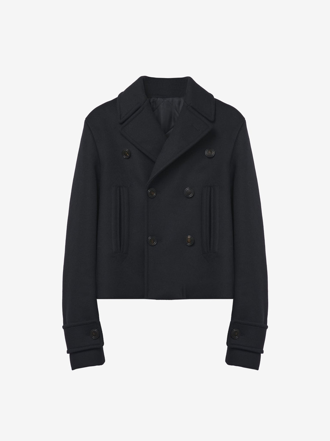 ALEXANDER MCQUEEN - Caban En Feutre De Laine pour Homme en Noir - Lothaire