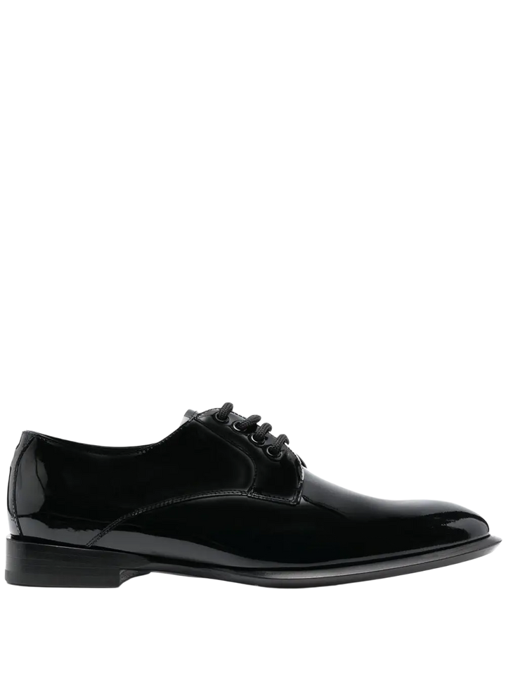 Alexander McQueen Chaussures oxford en cuir verni - Lothaire