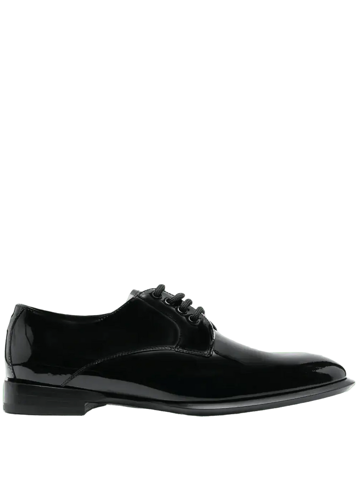 Alexander McQueen Chaussures oxford en cuir verni - Lothaire