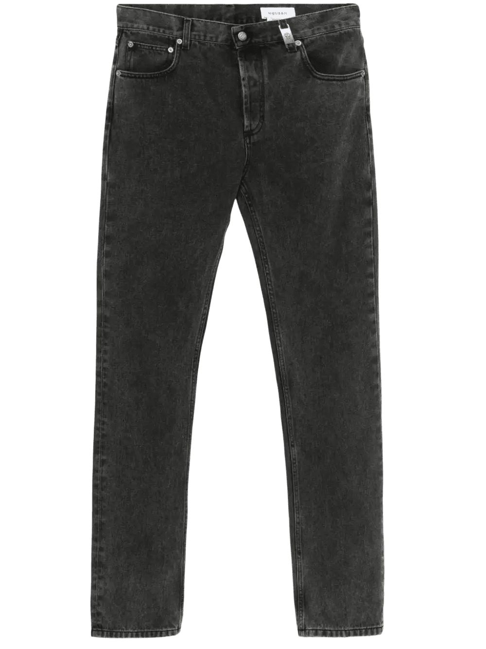 ALEXANDER MCQUEEN - jean à plaque logo noir - Lothaire