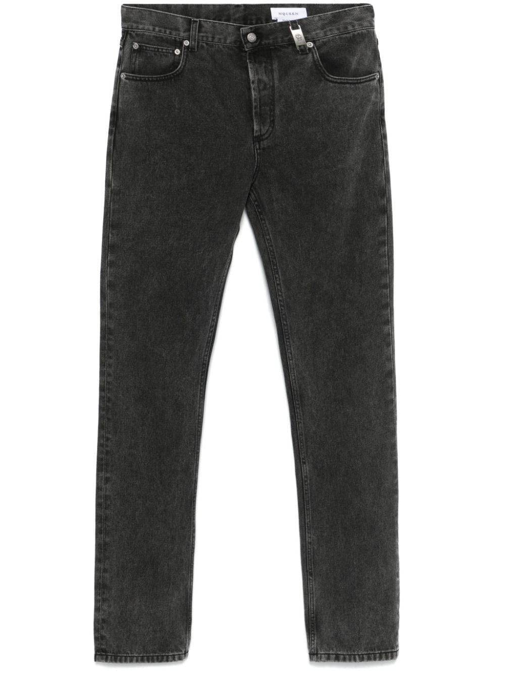 ALEXANDER MCQUEEN - jean à plaque logo noir - Lothaire