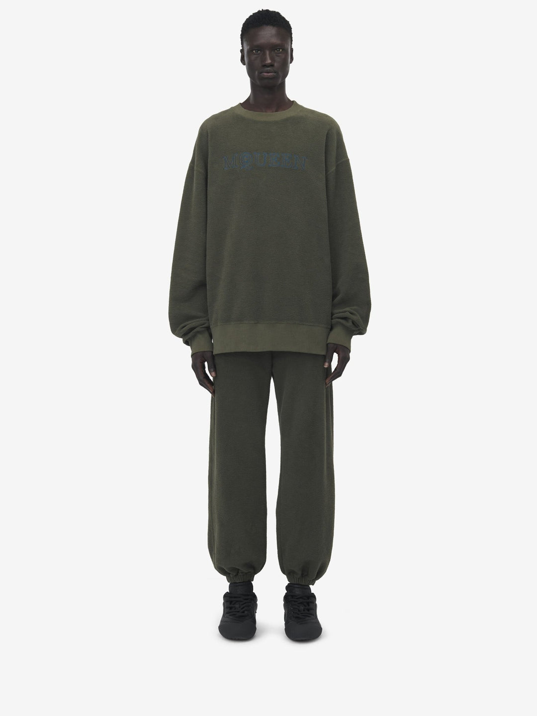 ALEXANDER MCQUEEN - Sweat-shirt À Logo McQueen pour Homme en Vert - Lothaire