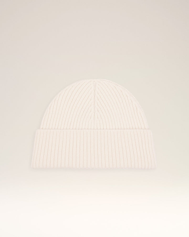AMI - Bonnet blanc ami de cœur en laine - Lothaire