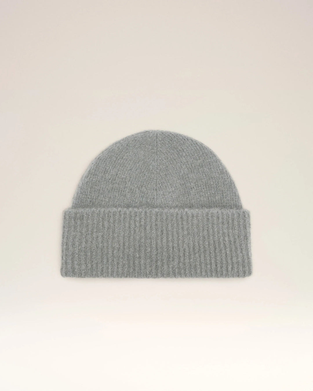 AMI - Bonnet Gris Ami De Cœur En Alpaga Rayé - Lothaire