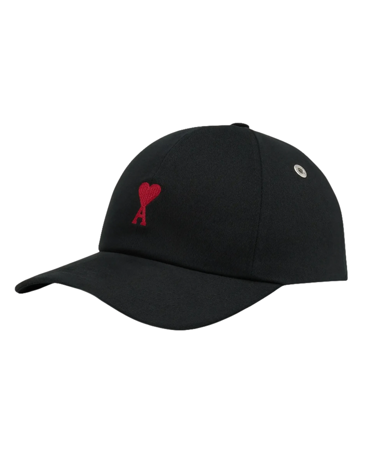 AMI - Casquette Brodé Noir - Lothaire