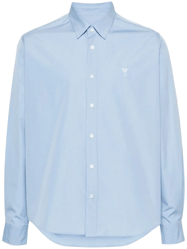 Ami chemise Ami de Coeur en coton rayé bleu/ Blanc - Lothaire