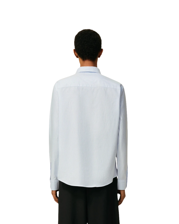 AMI - Chemise en Coton Bleu rayé - Lothaire
