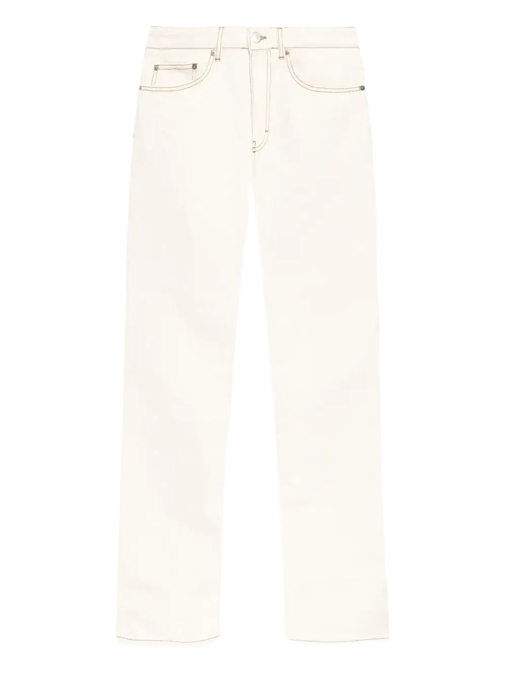 AMI - Jean denim blanc creme - Lothaire
