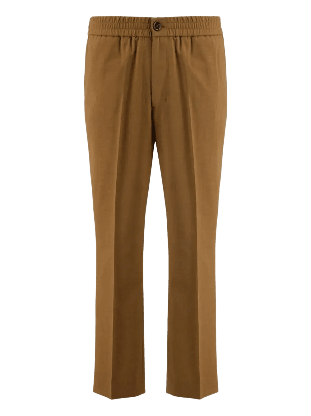 AMI PARIS - Black Wool Elasticated Waist Trousers noisette - Lothaire