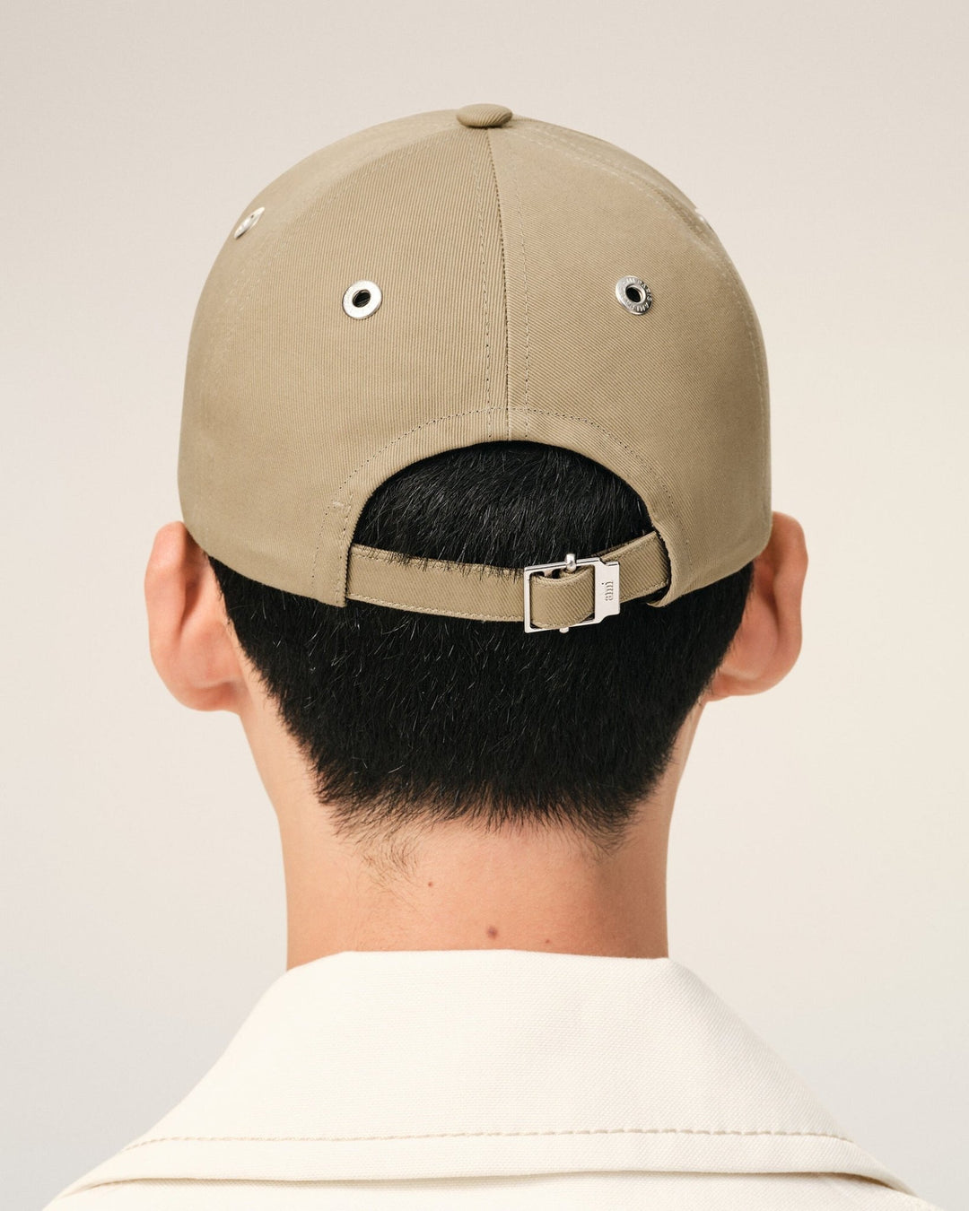 AMI PARIS - Casquette Ami de Cœur en Coton Beige taupe - Lothaire