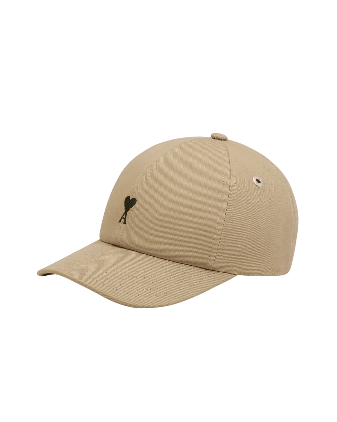AMI PARIS - Casquette Ami de Cœur en Coton Beige taupe - Lothaire