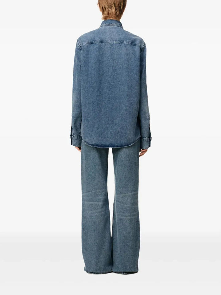 AMI PARIS - chemise Ami de Coeur denim bleu - Lothaire